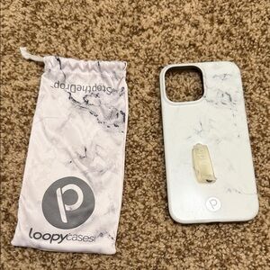 Loopy Case Marble Design “iPhone 13 max”Phone Case